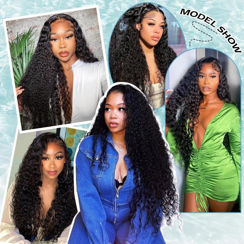 16 Inch Water Wave Bundles 12A Water Wave One Bundles Human Hair 100% Brazilian Unprocessed Remy Single Curly Wet And Wavy Bundles Human Hair Natural Color