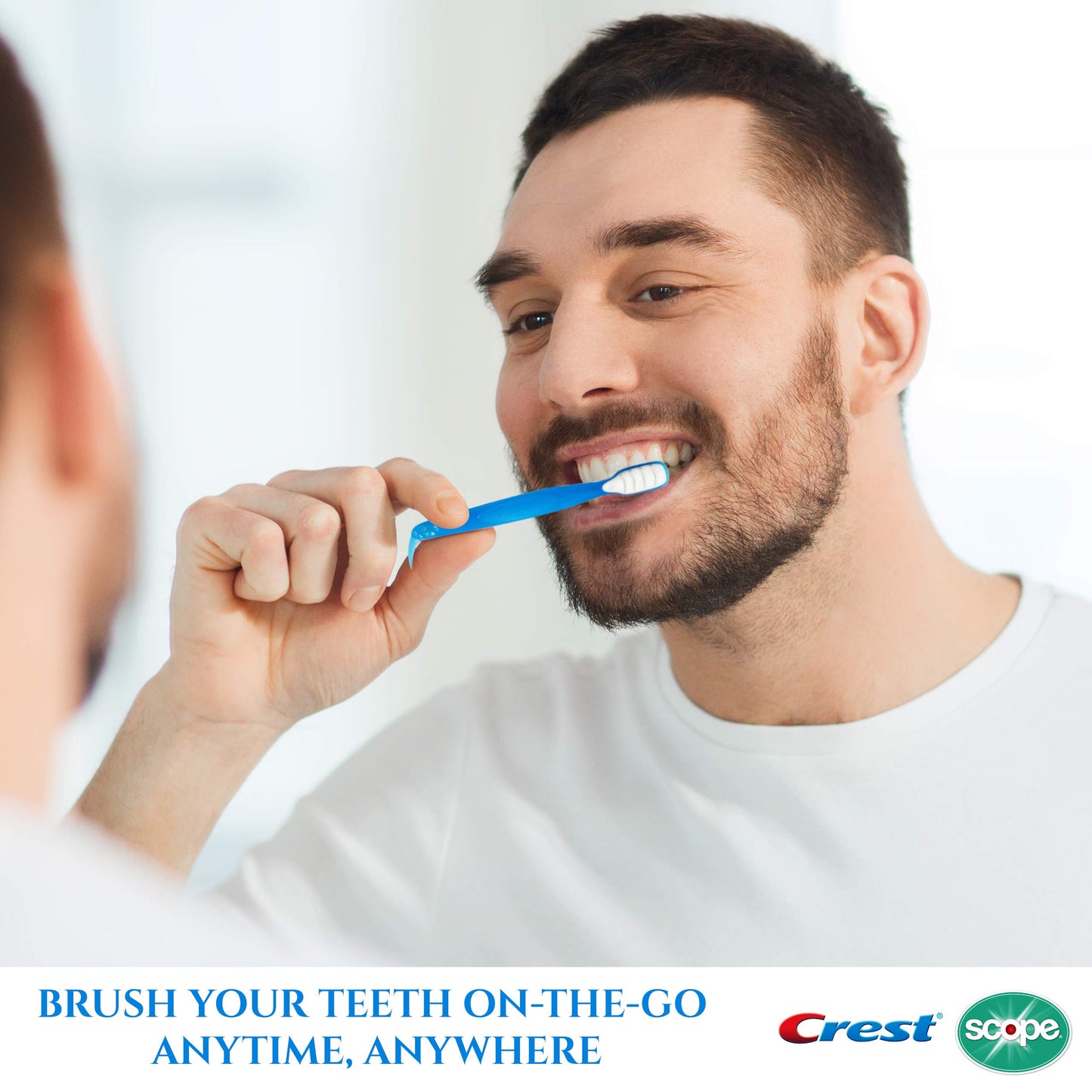 Crest Scope | Mini Brushes-Disposable Toothbrushes with Toothpaste and Pick For Work or Travel (4 count, 6 pack (24 brushes))