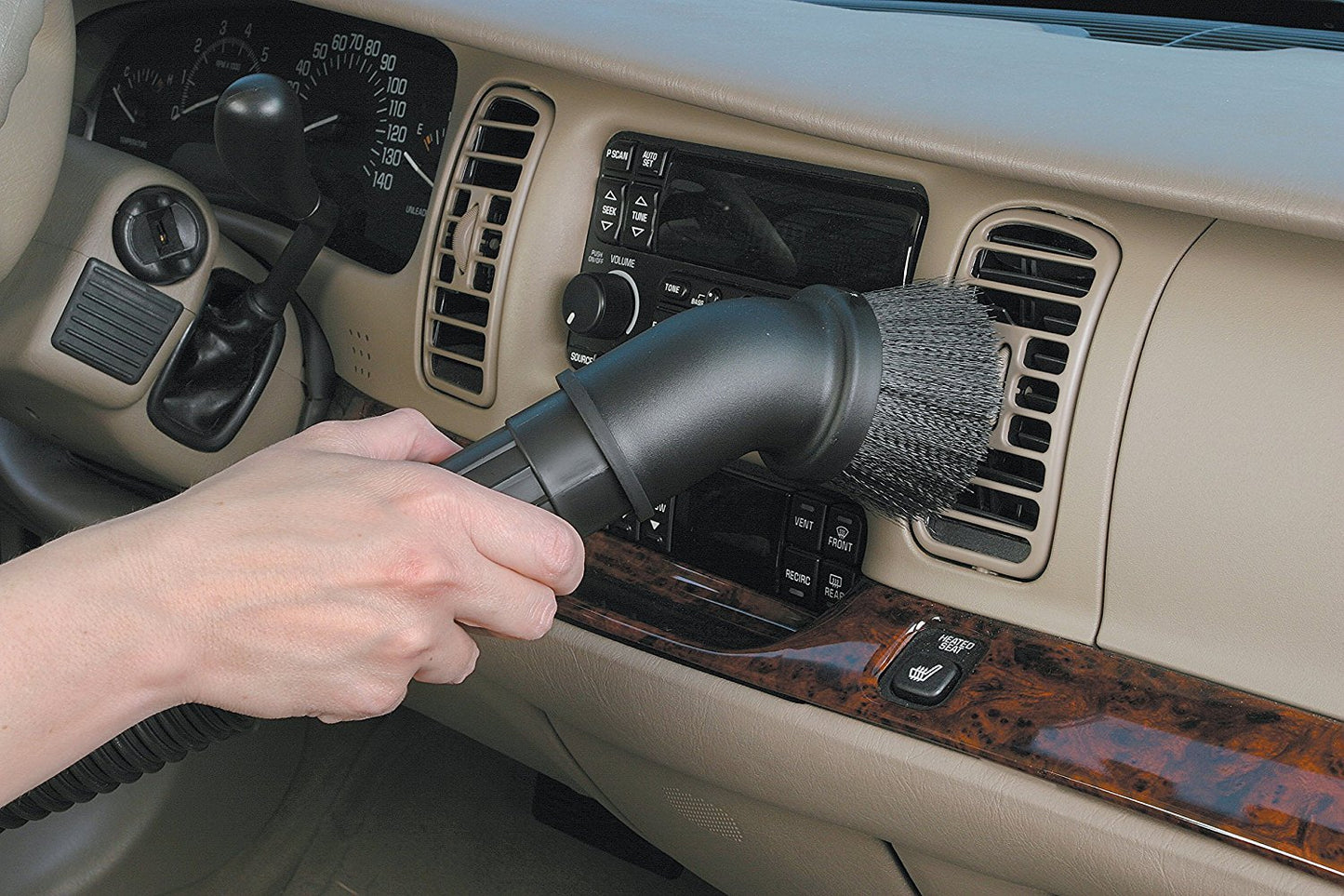 WORKSHOP Wet/Dry Vacs Shop Vacuum Accessories WS17801A Dusting Brush Attachment for Wet Dry Vacuum Cleaners, Fits 1-7/8-inch Extension Wands and Hoses