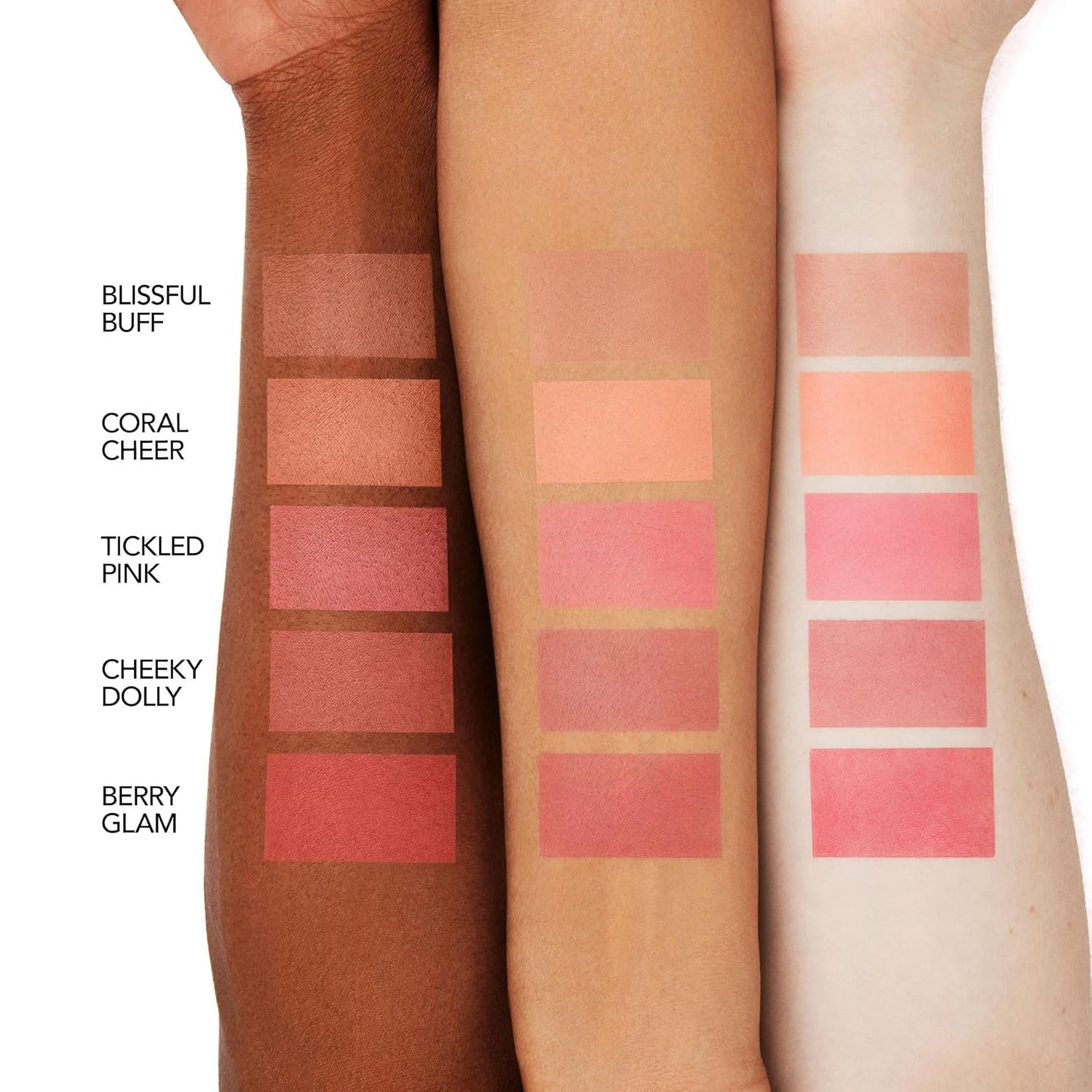 Buxom Plump Shot Blush - Peptide-Infused Cream-to-Powder, Lightweight Matte Finish | Buildable Medium Color