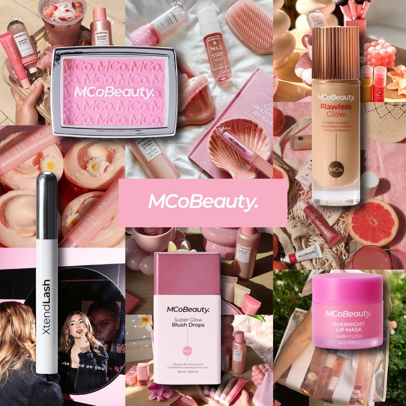 MCoBeauty Flawless Glow Luminous Skin Filter - 4 Medium - 4-in-1 Primer, Highlighter & Foundation Booster - Dewy Illuminating Tint Face Makeup with Squalane Vitamin E - Vegan & Cruelty Free