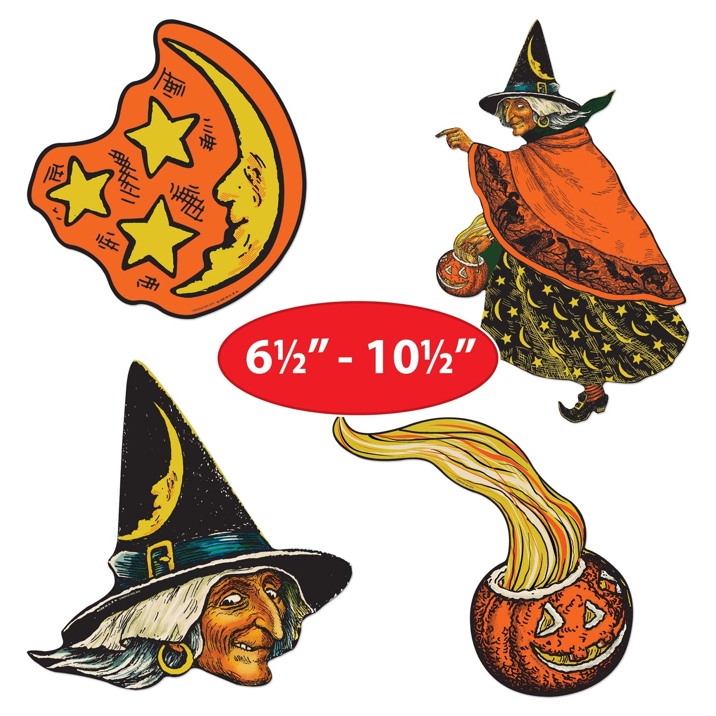 Beistle Vintage Halloween Cutouts