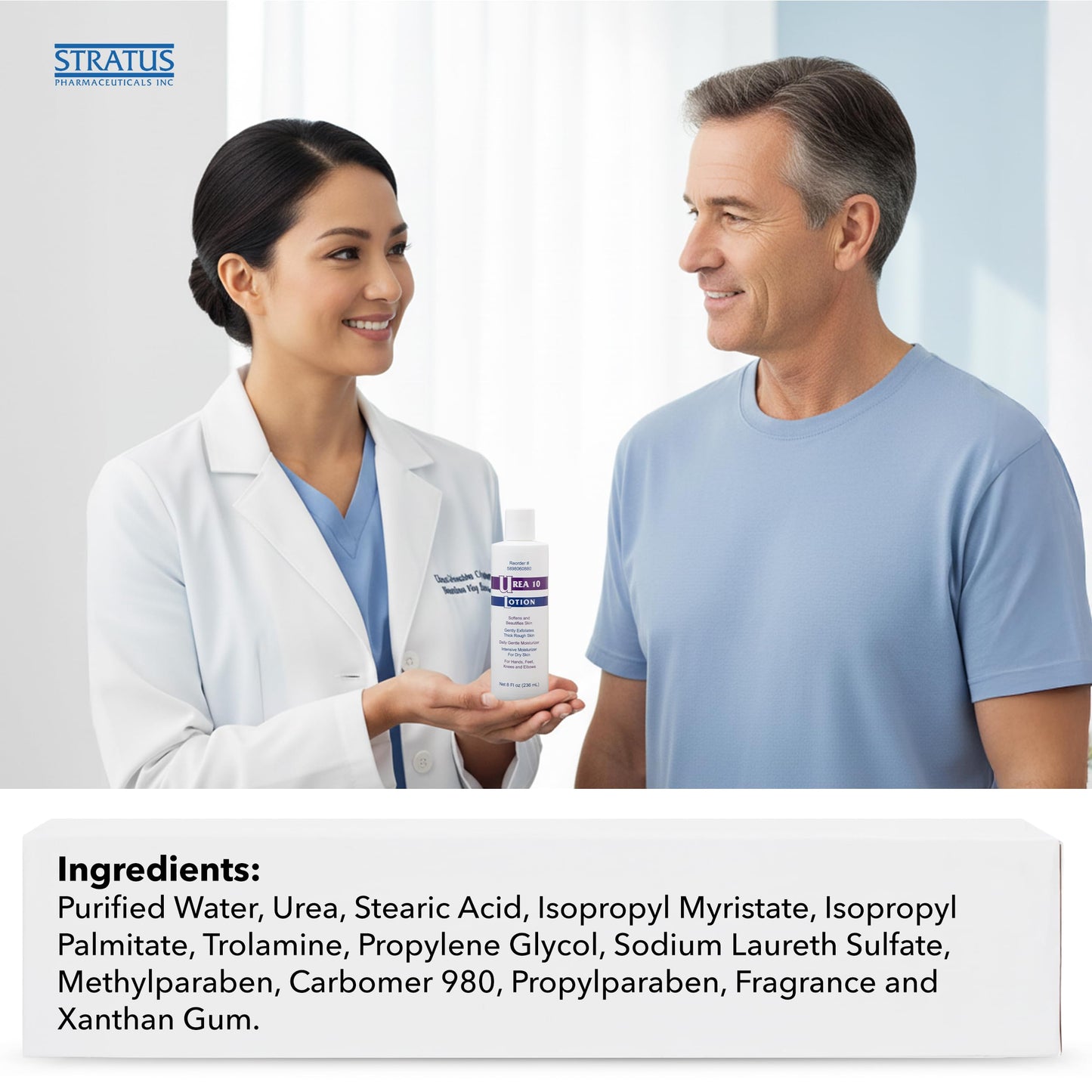 STRATUS PHARMACEUTICALS Urea 10% Body Lotion, 8 oz