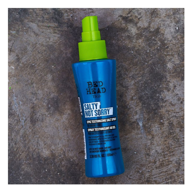 Bed Head by TIGI Salty Not Sorry Texturizing Salt Spray for Natural Undone Hairstyles, 3.38 fl oz