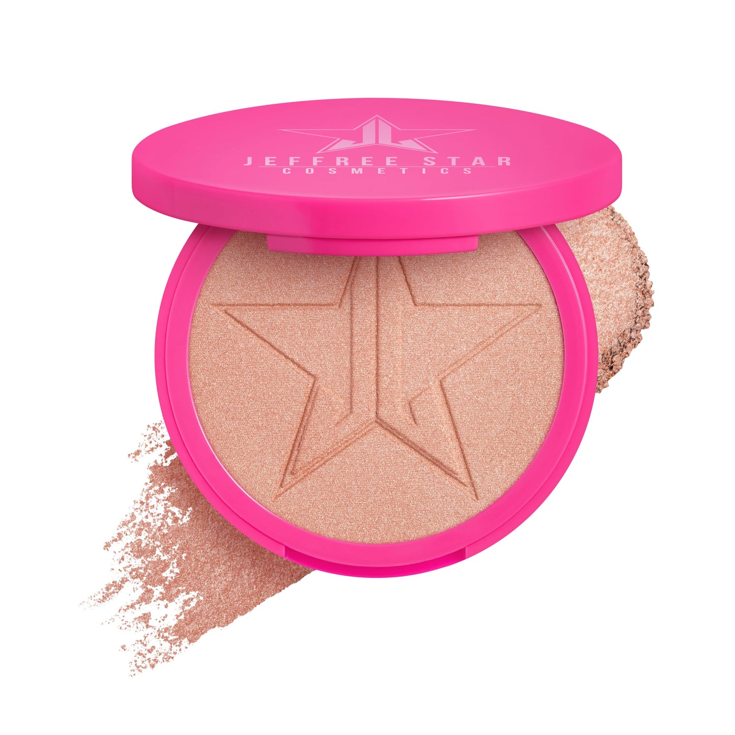 Jeffree Star Cosmetics Skin Frost Highlighter, 5 Shades, Luminous Shimmer Powder, 0.56 oz (Peach Goddess)