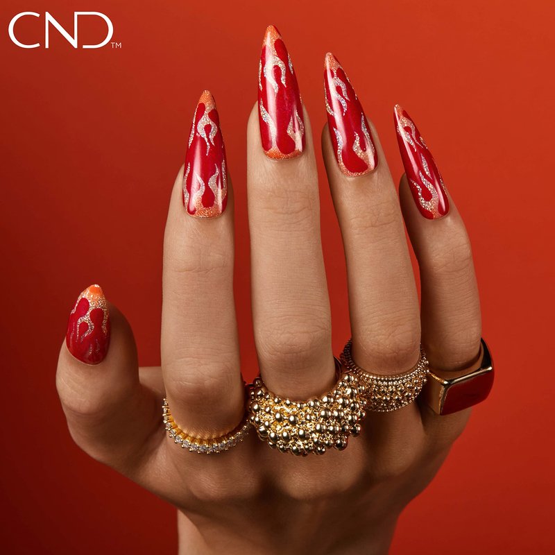 CND Vinylux Longwear Nail Polish, Chip Resistant Color, #364 Devil Red 0.5 Fl Oz (Pack of 1)