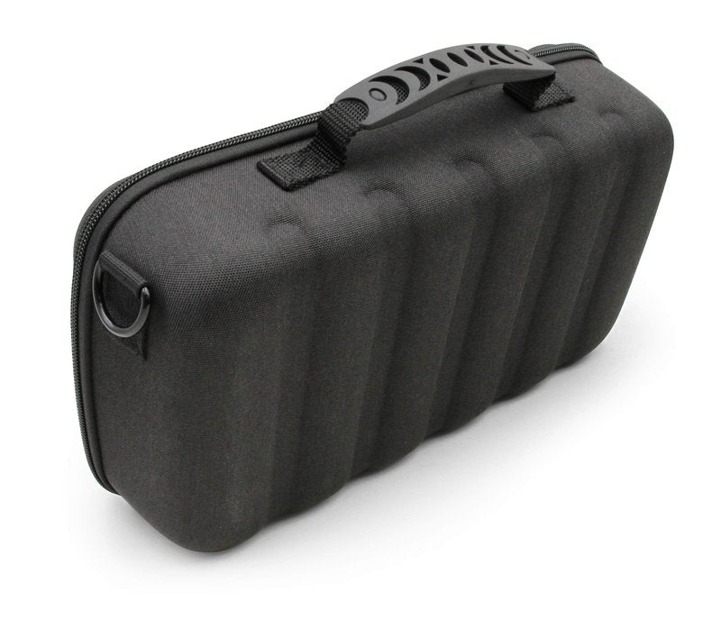 CASEMATIX Hair Clipper Guard Blade Holder Case For Barbers and Stylist Compatible with 14 Metal Andis, Oster, Wahl, Babyliss Detachable Clippers Metal Guards, Barber Case For Clippers and Accessories