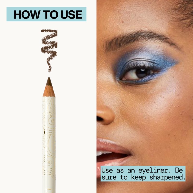 Pacifica Waterproof Eyeliner Pencil – Fringe Brown Liner Longwear, Smudge-Proof, Eye Liner Eye Makeup Vegan & Cruelty-Free Ophthalmologist Tested