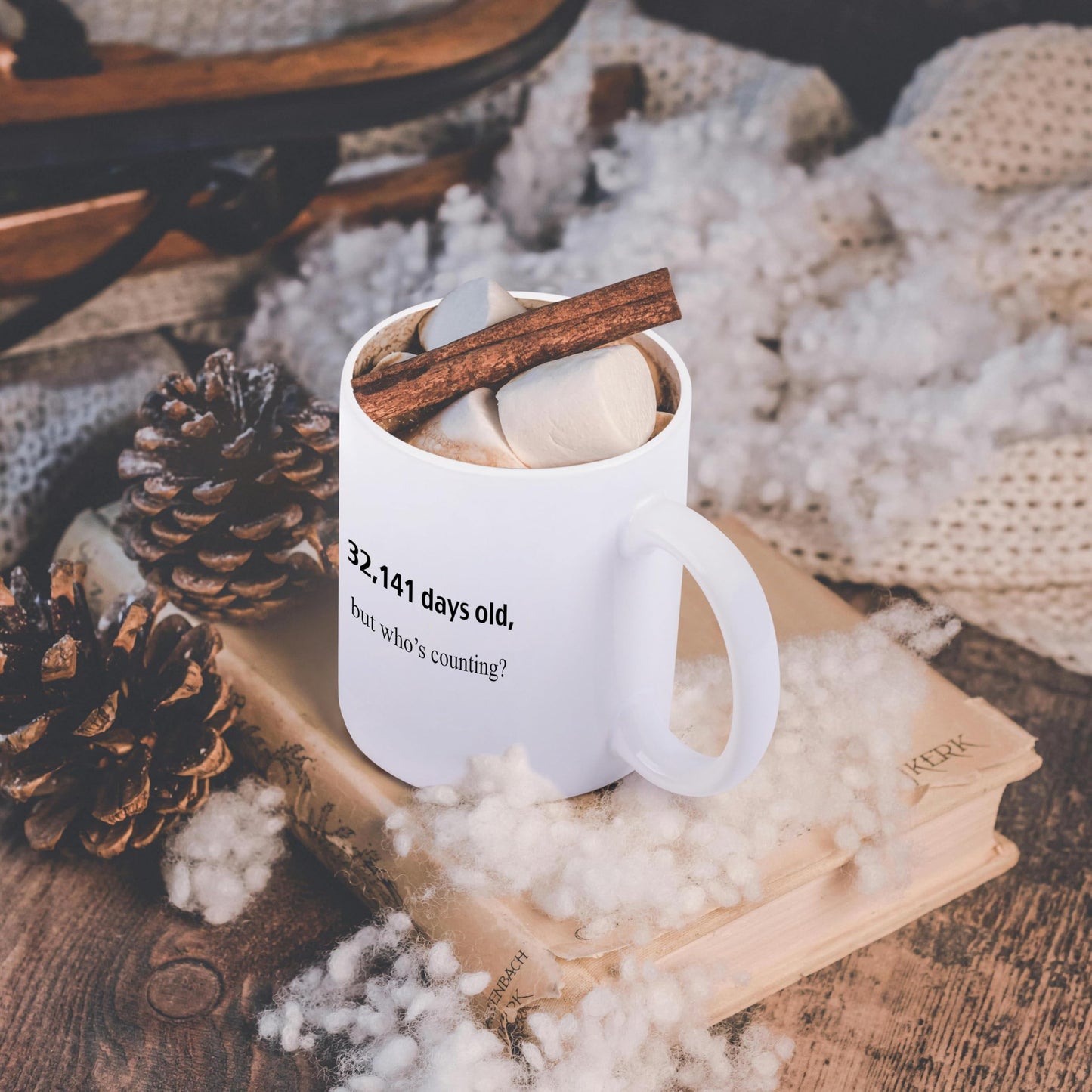 3dRose mug_112196_3 32, 141 Days Old But Whos Counting Magic Transforming Mug, 11-Ounce