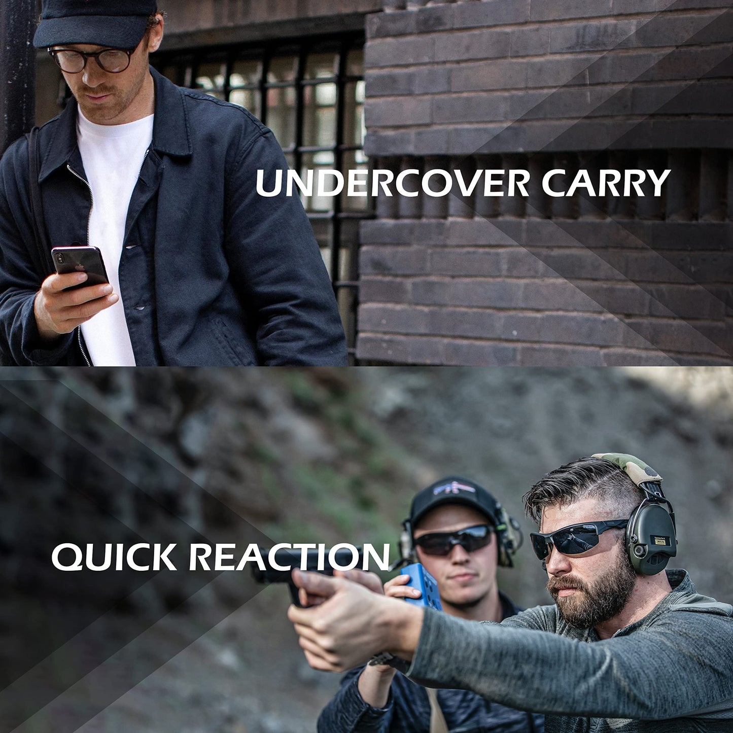 Lilcreek Mesh Conceal Carry Shirts for Men - Undercover Concealed Carry Gun Holster Clothing