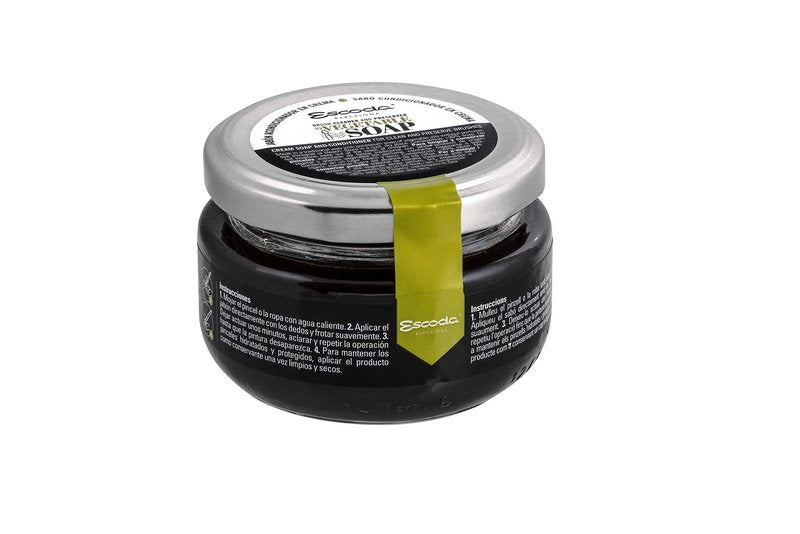 Escoda | Cream soap | Conditioning soap for cleaning and care of brushes | 100g per jar | 1 Jar | For all types of brushes