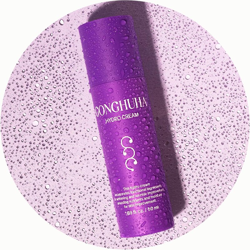 GONGHUHA Hydro Cream β Lightweight Ultra-Hydrating Face Moisturizer for Glowing Skin | 50ml (1.69 fl oz) with Hyaluronic Acid & Cica | Korean Skin Care
