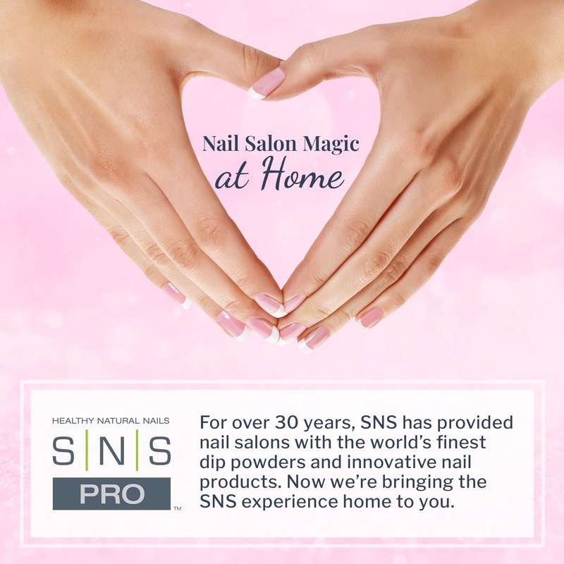 SNS Nail Dip Powder & Base Coat Nail Polish, Dip Powder Starter Kit (Hot Pink & Red) - Includes Foundation Powder, Dip Activator & Top Coat, Replacement Brush, Wood Pusher, Nail File & French Dip Mold
