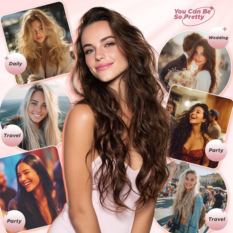 SEGO Nano Tip Hair Extensions Human Hair, Nano Beads Balayage Seamless Highlight Pre-bonded Extensions for Women, 0.7g/strand, 50 strands 35g/pack -20 Inch#02R Dark Brown