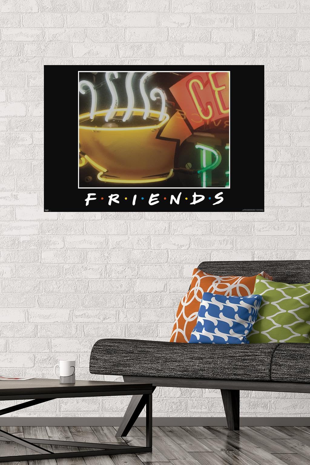 Trends International Friends - Coffee Wall Poster, 22.375" x 34", Unframed Version