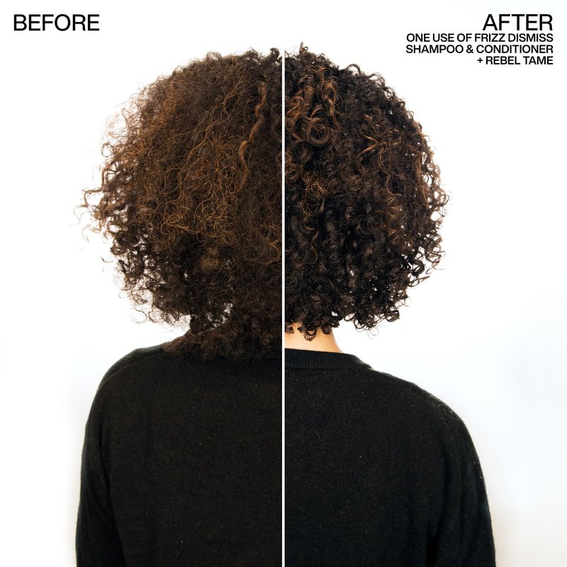 Redken Frizz Dismiss Shampoo | Sulfate Free Shampoo For Frizzy Hair | Gently Cleanses, Smooths, and Adds Shine | Weightless Long-Lasting Frizz Control | Humidity Protection | Anti Frizz