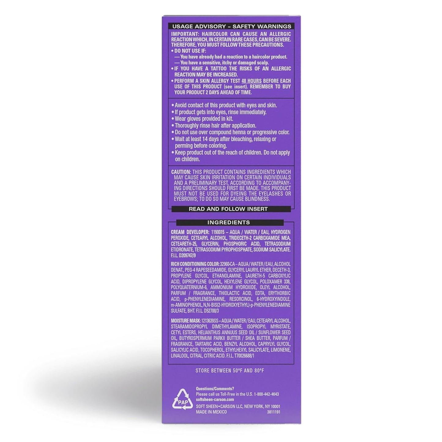 SoftSheen-Carson Interbeauty Dark and Lovely® Uplift Bleaching Kit with Powder, Developer, and Toner for Blonde Hair
