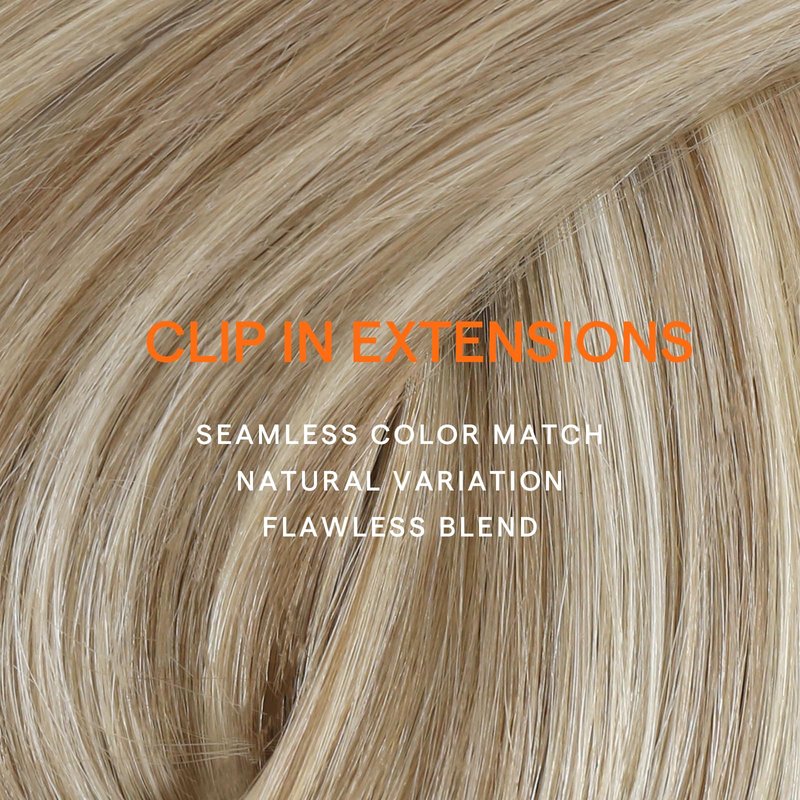 Full Shine Blonde Hair Extensions Clip ins 12 Inch Dirty Blonde Highlights Light Blonde Clip in Hair Extensions for Short Thin Hair 95g 7 Pcs