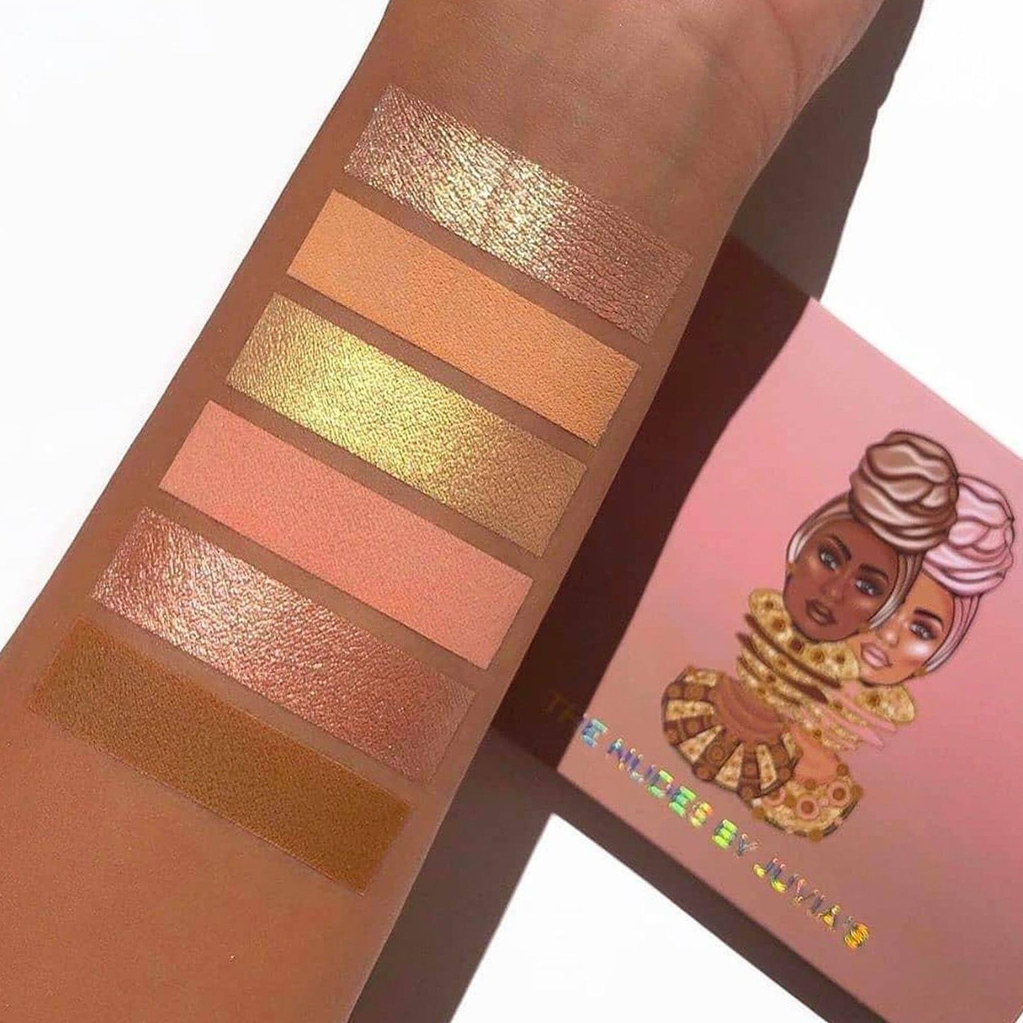 Juvia's Place Palette The Taupes - Nude Shades with Deep Browns, Shades of 6, Professional Eye Makeup, Pigmented Palette, Makeup Palette for Eye Color & Shine
