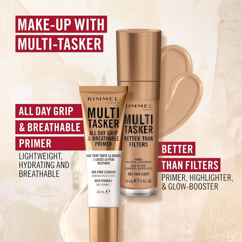 Rimmel Multi-Tasker Setting Spray - Long-Lasting Makeup Finish | 3.3 Fl Oz