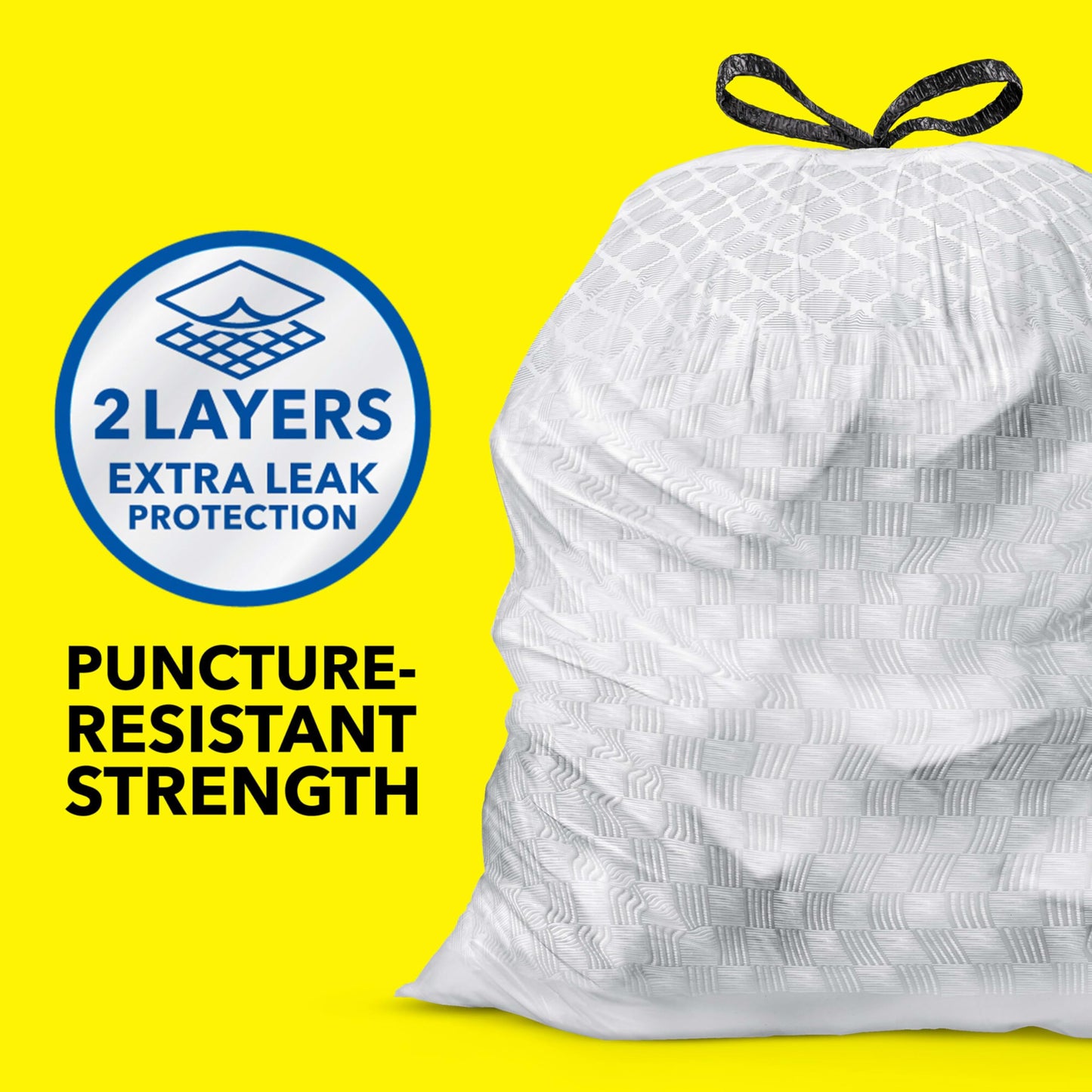 Glad ForceFlex Tall Kitchen Trash Bags, 13 Gal, Gain Lavender with Febreze, 40 Ct (Pack May Vary)
