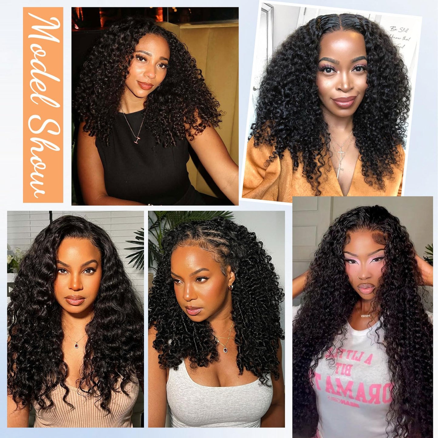 2x6 Closure Human Hair 16 Inch HD Transparent Lace 2x6 Burmese Curly Closure Middle Part Brazilian Human Hair Closure With Baby Hair Natural Black