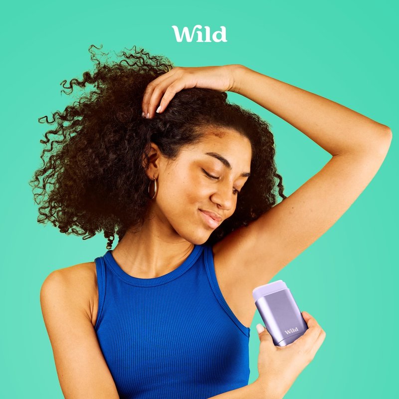 Wild Aluminum Free Refillable Deodorant Variety Pack for Men & Women - 98% Natural Ingredients - Includes Fresh Cotton & Sea Salt, Cherry Blossom, Coconut & Vanilla Scents - Long Lasting Protection