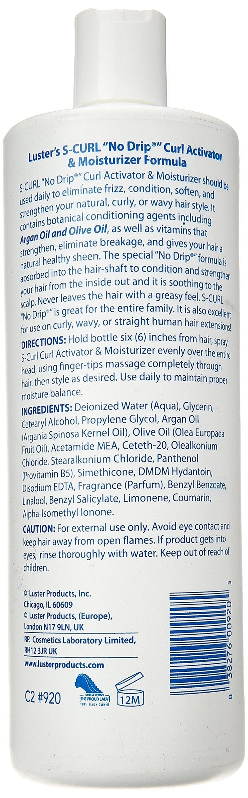 Luster's Right On Curl, 32 Ounce