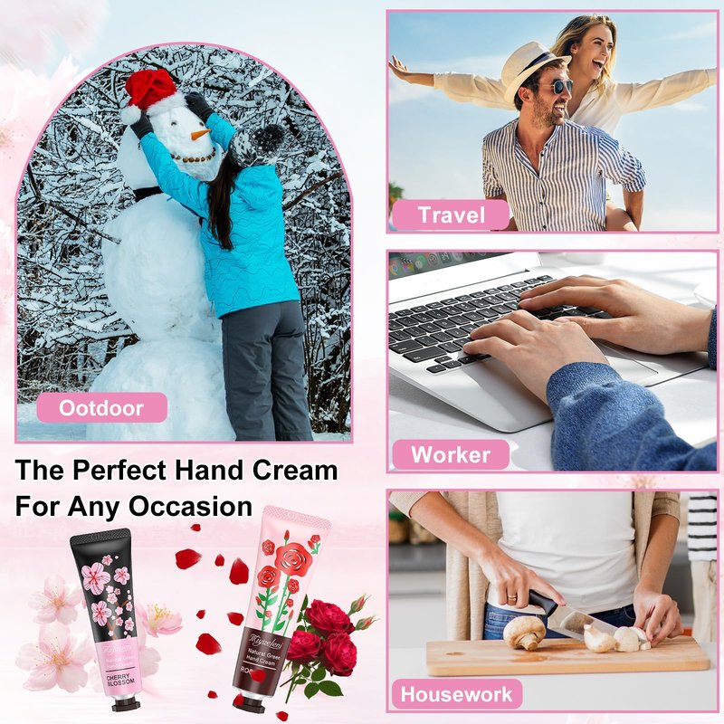 84 Pack Hand Cream Gifts Set, Hand Lotion Travel Size, Mini Hand Lotion Bulk, Mini Hand Cream for Dry Cracked Hands, Hand Cream Bulk, Lotion Sets for Women Gift, Moisturizing Hand Cream For Dry Hand