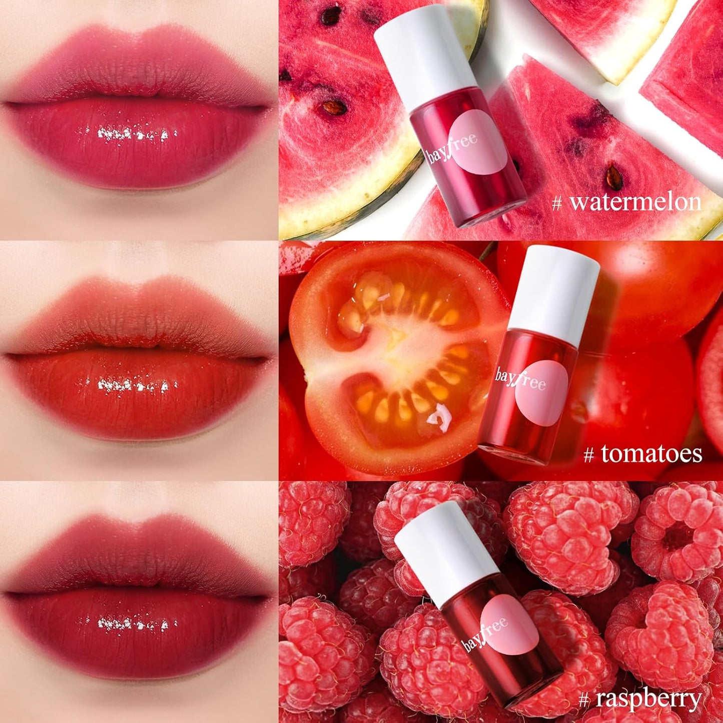 Lip Tint Stain Set, Korean Water Tint Lightweight Non-sticky, Waterproof Long Lasting Liquid Blush & Lip Stain, Transfer-Proof, Matte Finish Lip Color Makeup (made into jam)