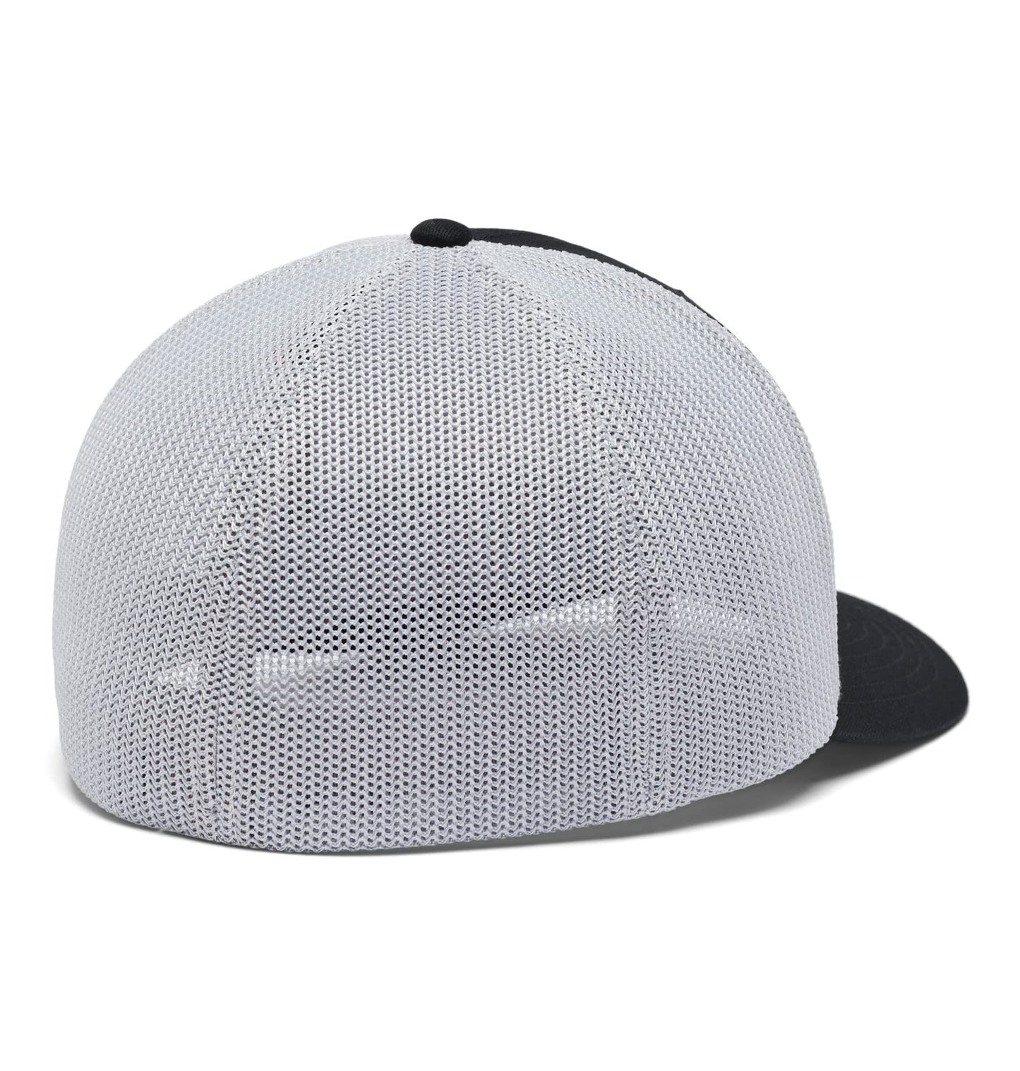 Columbia Unisex Mesh Ball Cap, Black/Columbia Grey/Flag, L/XL