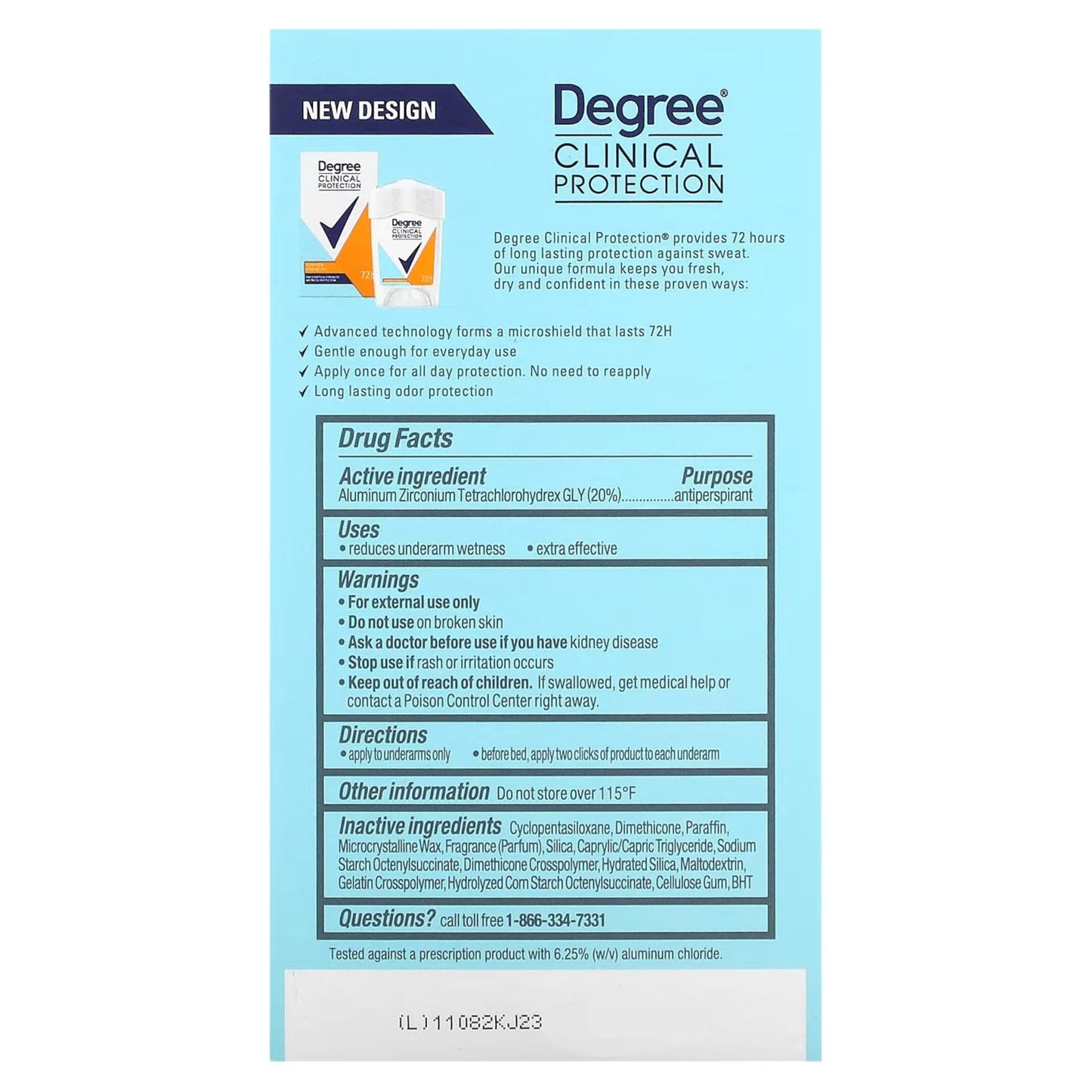 Degree Deodorant for Women, Clinical Protection Summer Rose 4-Pack – Prescription Strength 96H Antiperspirant, Soft Solid, 1.6 Oz Ea
