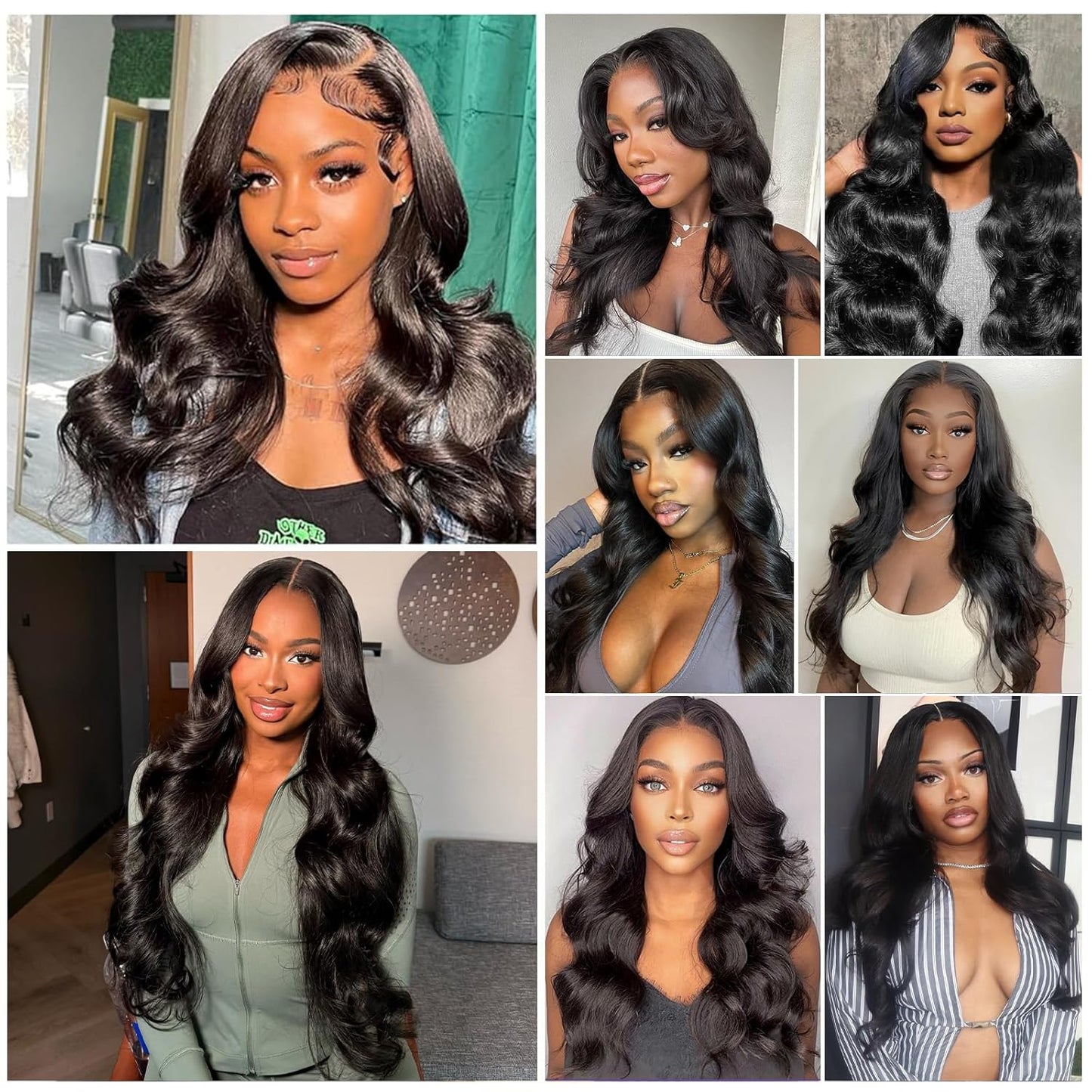 13 x 4 Lace Frontal Closure - Body Wave HD Transparent Lace Front With Bangs | 100% Remy Human Hair, 150% Density, Natural Color, 18 Inch