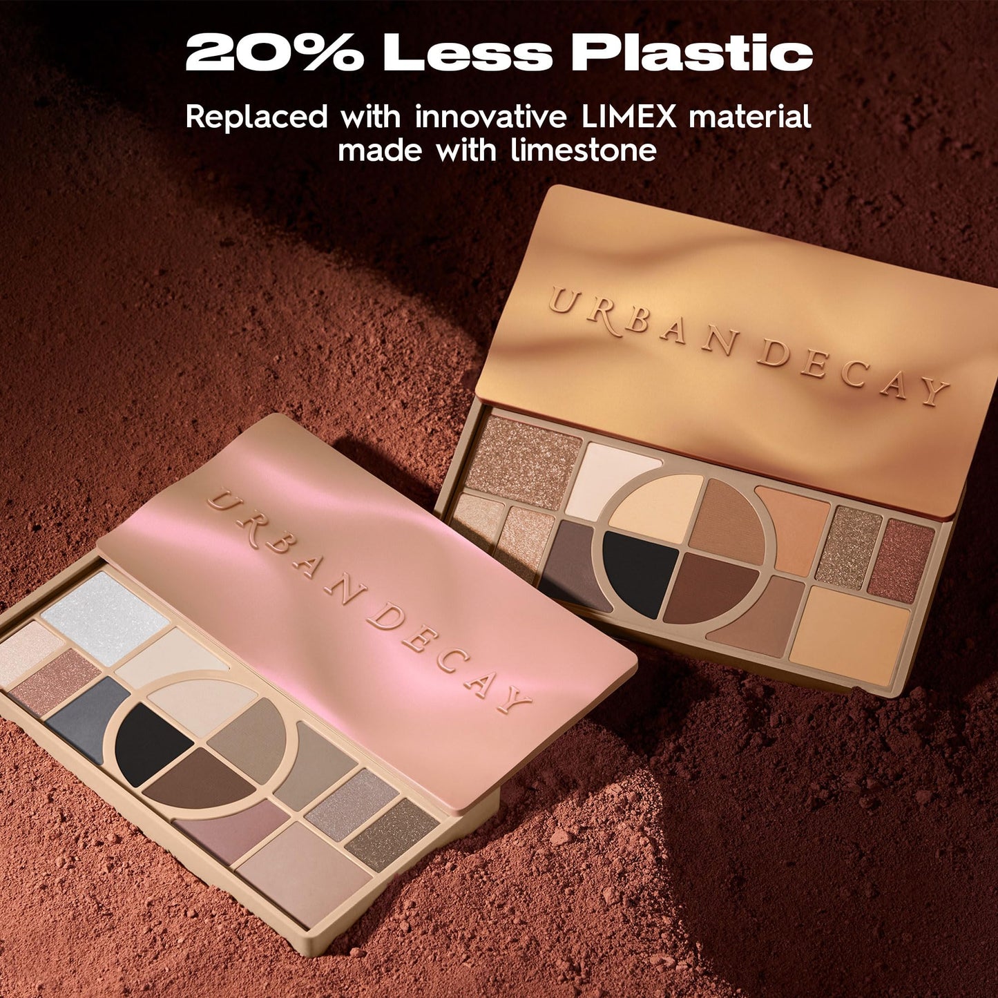 Urban Decay Naked Shaped Multi-Use Eyeshadow Palette - Cool Neutral Eye & Face Palette, 14 Crease & Transfer-Resistant Shades, Up to 16HR Wear, Sculpting Creams, Defining Powders, Shimmer Highlighters