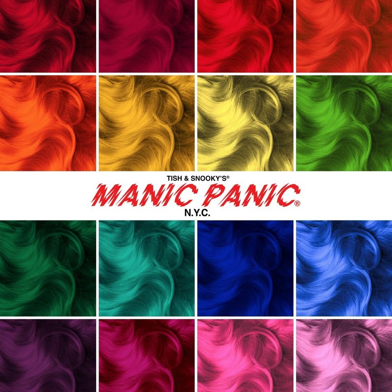 MANIC PANIC Classic Electric Amethyst Semi Permanent Hair Color - Bright Purple Hair Dye for Women & Men That Lasts 4-6 Weeks - Vegan, Ammonia & Cruelty-Free - Create & Mix Custom Shades (4oz / 2pk)