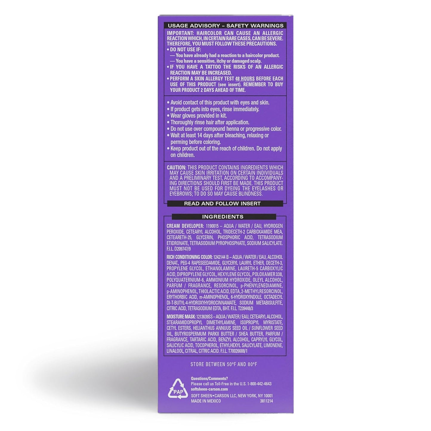 SoftSheen-Carson Interbeauty Dark and Lovely® Uplift Bleaching Kit with Powder, Developer, and Toner for Blonde Hair