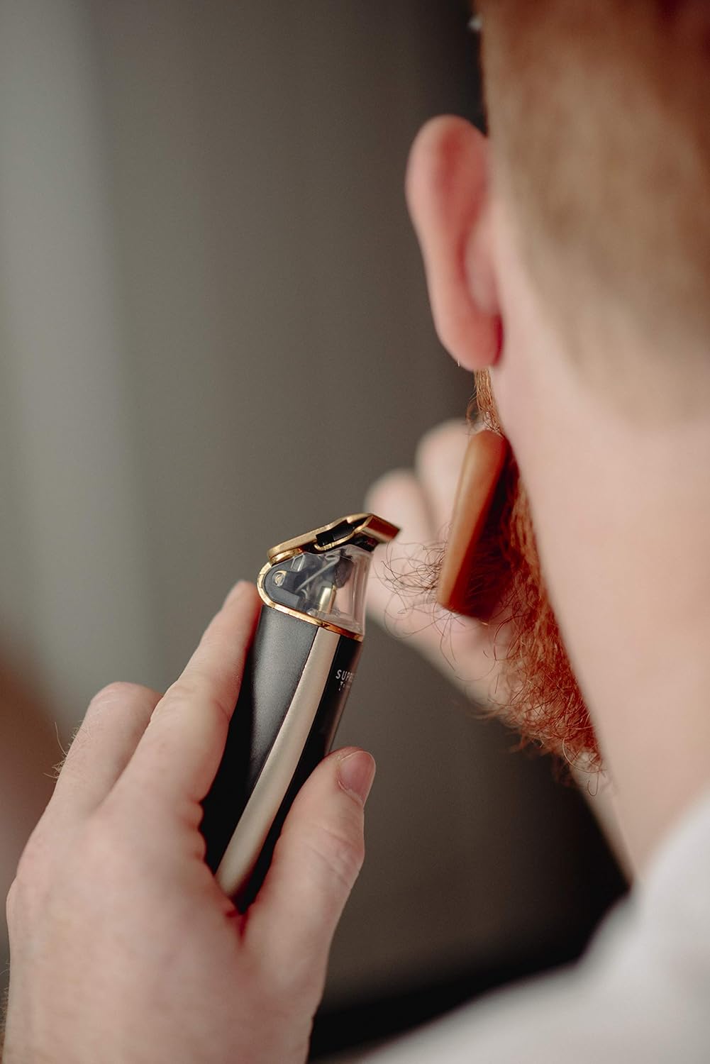 Professional Barber Trimmer - Supreme T Shaper Cordless Clippers for Sensitive Skin | 90 Min Runtime, Low Noise