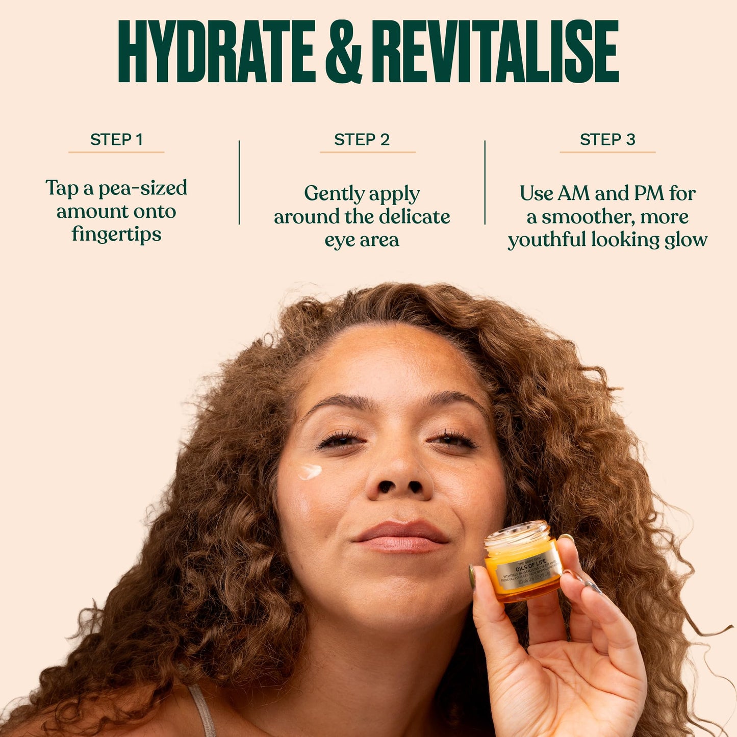 The Body Shop Oils of Life Intensely Revitalising Eye Cream Gel, 0.69 oz. (I0098932)