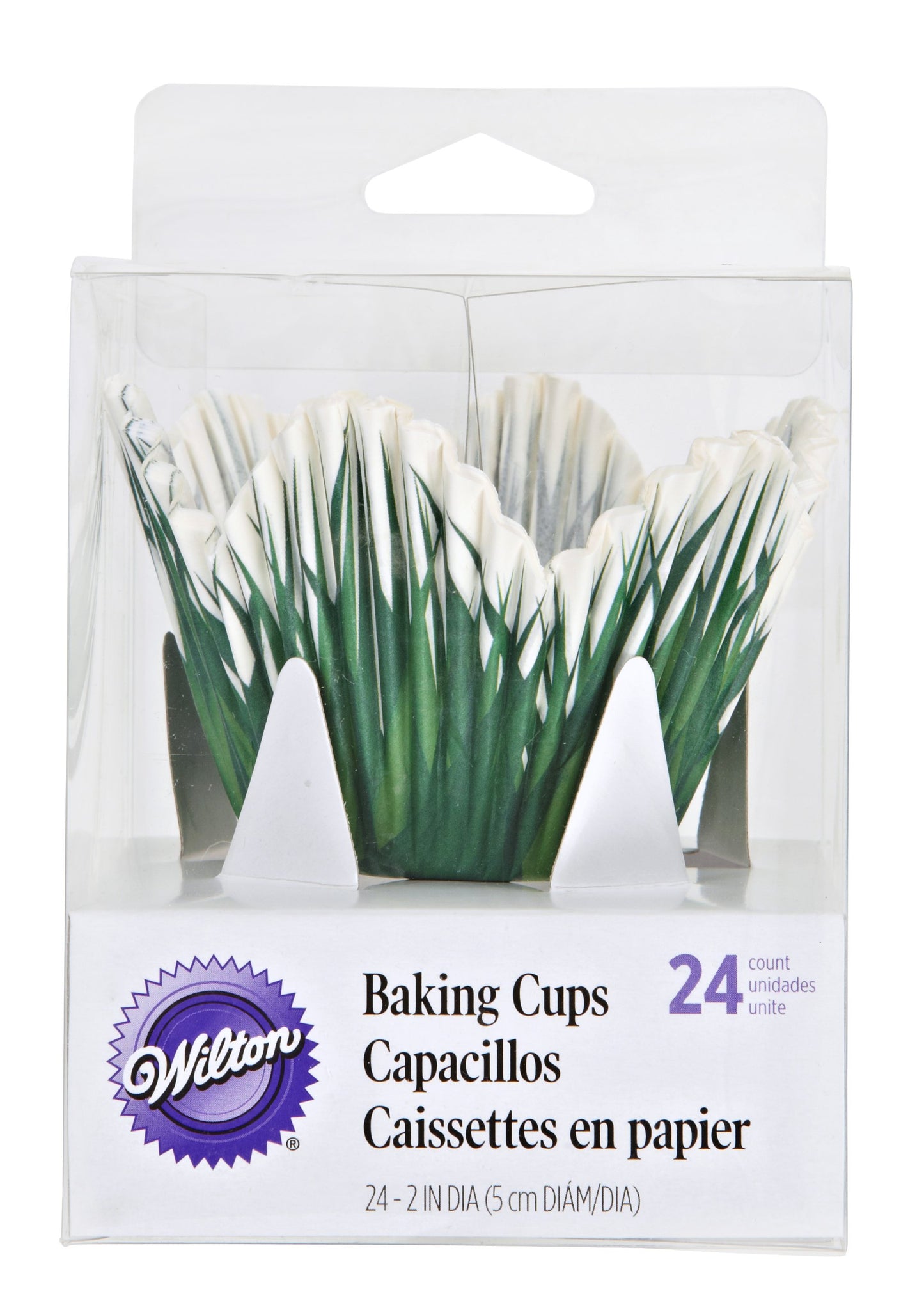 Wilton Petal Grass Shaped Baking Cups, 24-Pack