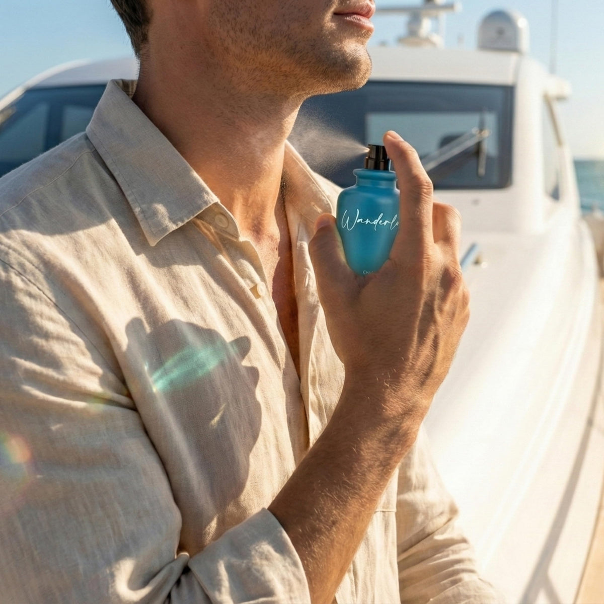 House of Evorah Wanderlust Men's Eau De Parfum (3.308 fl oz) – Long Lasting Perfume for Men | Chemical-Free Luxury Fragrance | Ideal Cologne for Beach Vacations