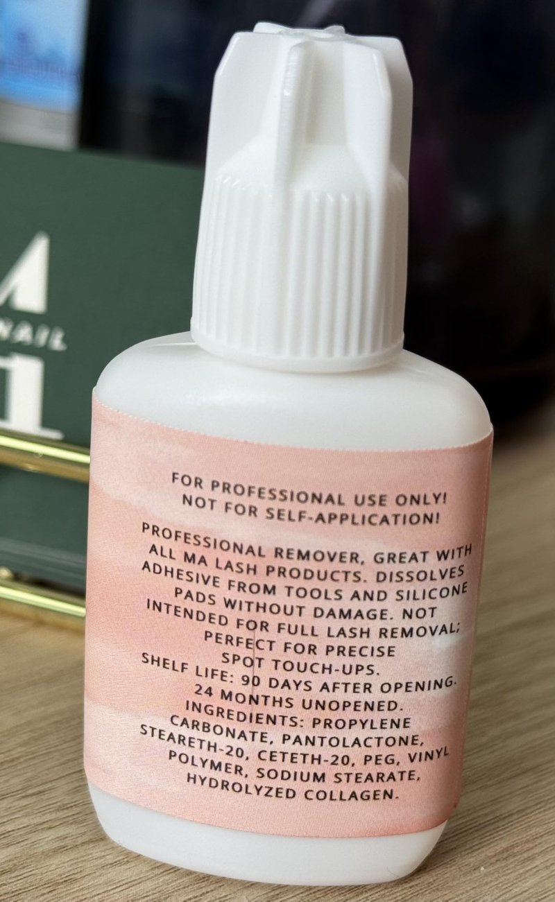 MA LASH Magic Lash Extension Remover - 15g Cream Remover - Gentle and Quick Lash Glue Remover for Sensitive Skin - Salon-Quality Eyelash Glue Dissolver