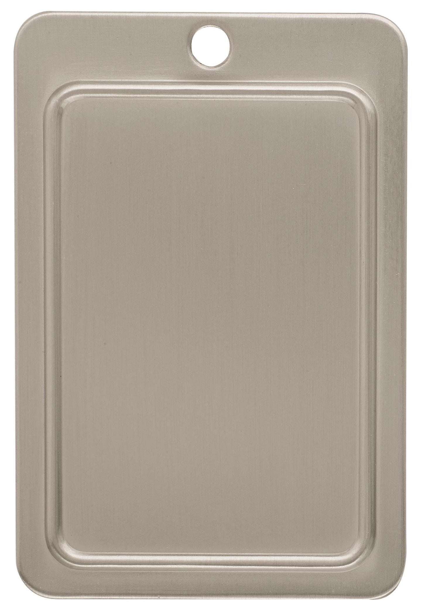 Amerock | Cabinet Backplate | Satin Nickel | 3 inch (76 mm) Center to Center | Backplates | Cabinet Pull Backplate | Drawer Handle | Cabinet Hardware, 5-5/8 in, 1 Pack