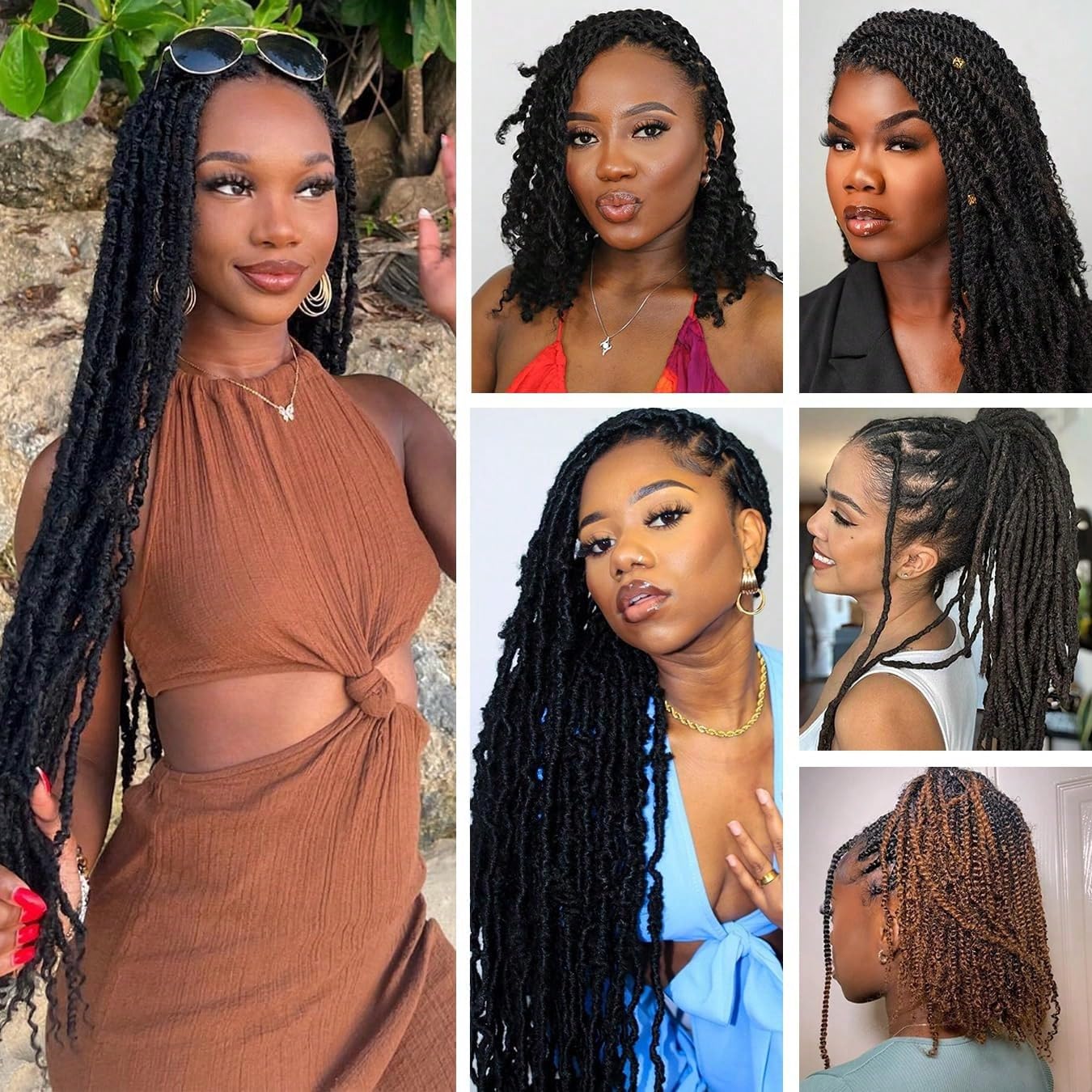 Afro Kinky Bulk Human Hair, Bulk Hair for Mini Twist Braiding Crochet Dreadlocks Loc Extensions, Natural Kinkys Curly Bulk Hair Bundles
