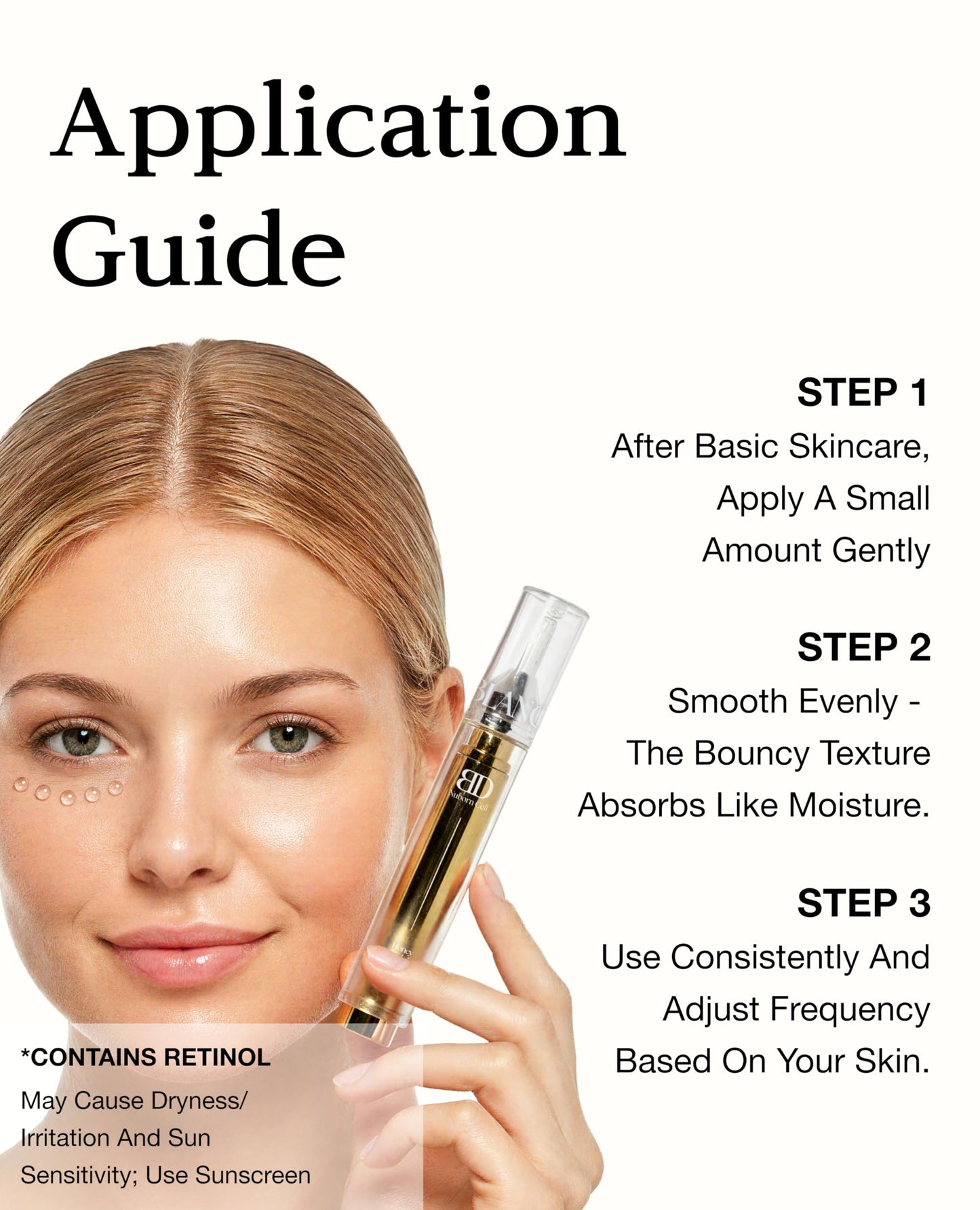 BLANC DUBU Nuborn Cell Honey Retinol Shot Anti Aging Serum | Korean Retinol Serum and Honey Skincare | Centella Skincare Facial Serum 15ml (0.05 fl oz)