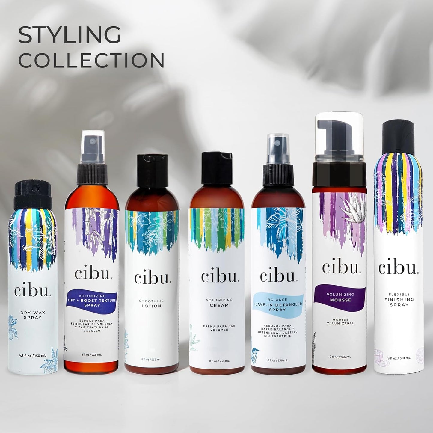Cibu Dry Wax Spray - Alcohol-Free Flexible Hold Hair Styling Spray for Effortless Texture | 4.5oz Non-Greasy Formula