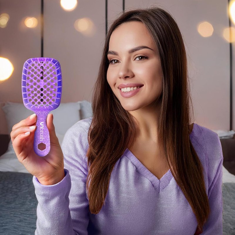 FHI Heat Mini Detangler Brush - Pain-Free Brushing for All Hair Types | Durable Anti-Static Bristles, Lightweight Design