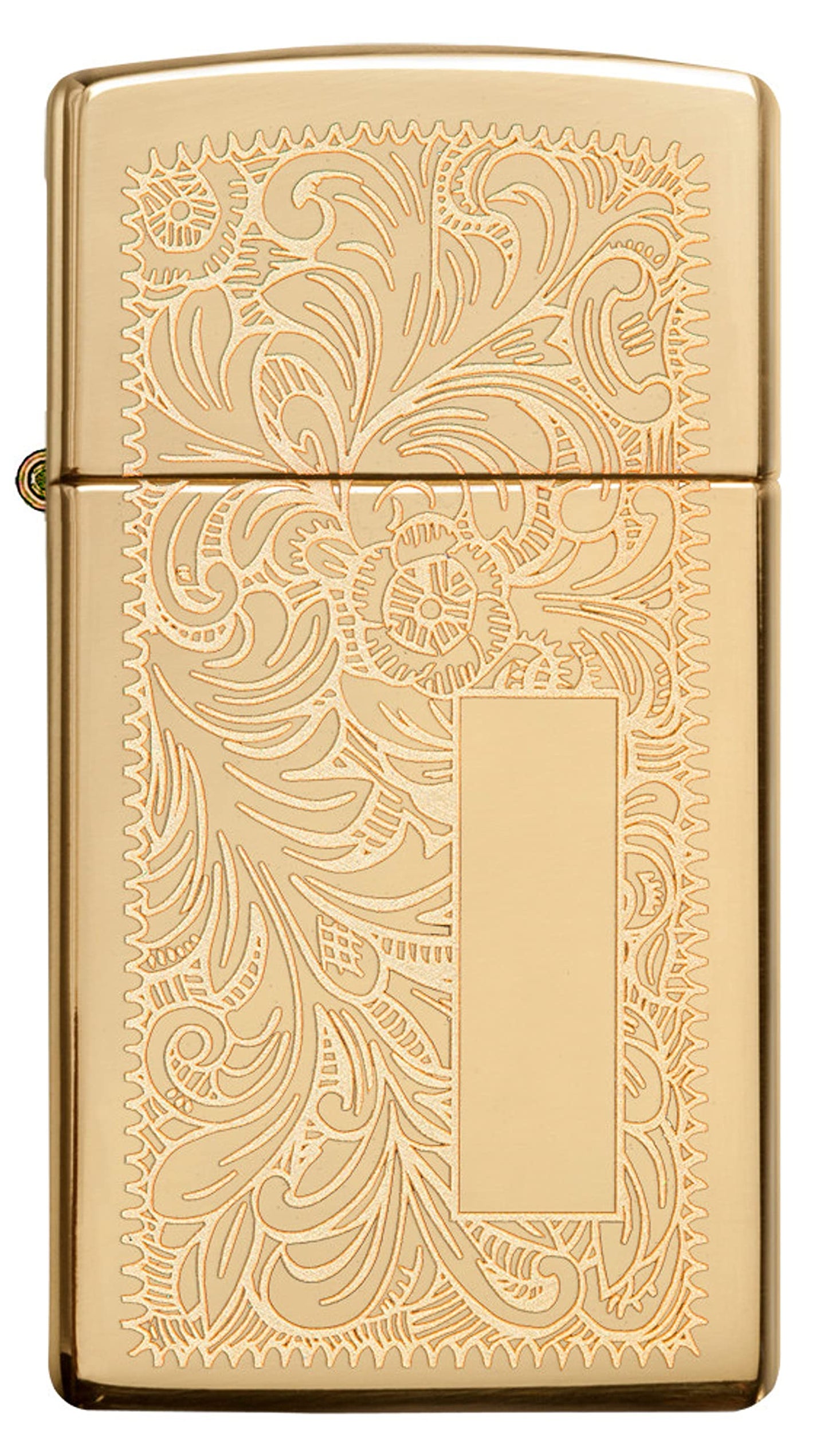 Zippo Venetian Slim High Polish Brass Pocket Lighter