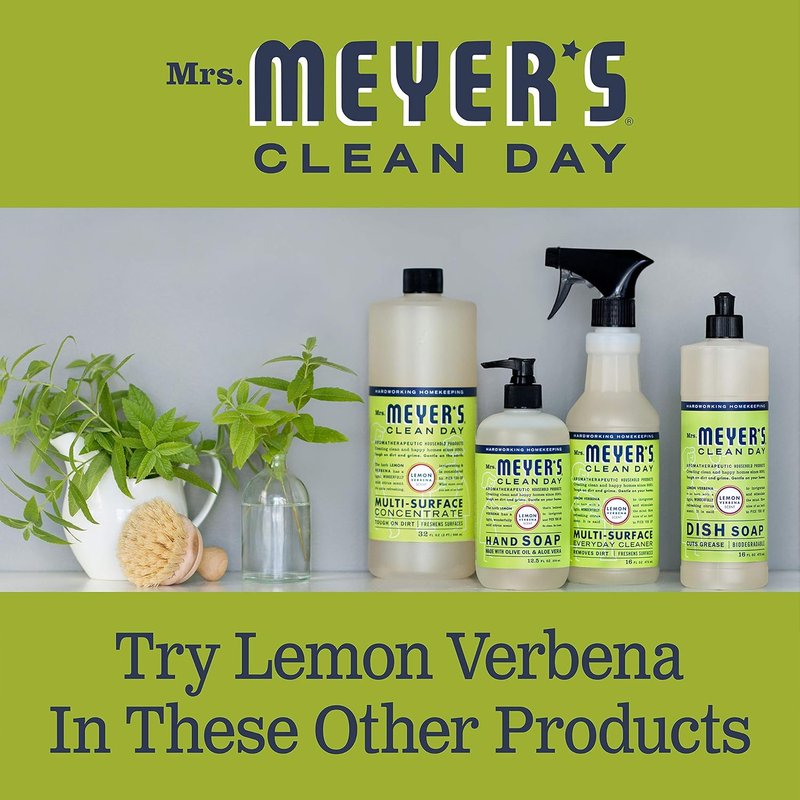 Mrs. Meyer's Foaming Hand Soap - Lemon Verbena Scent | 10 fl oz (Pack of 6)