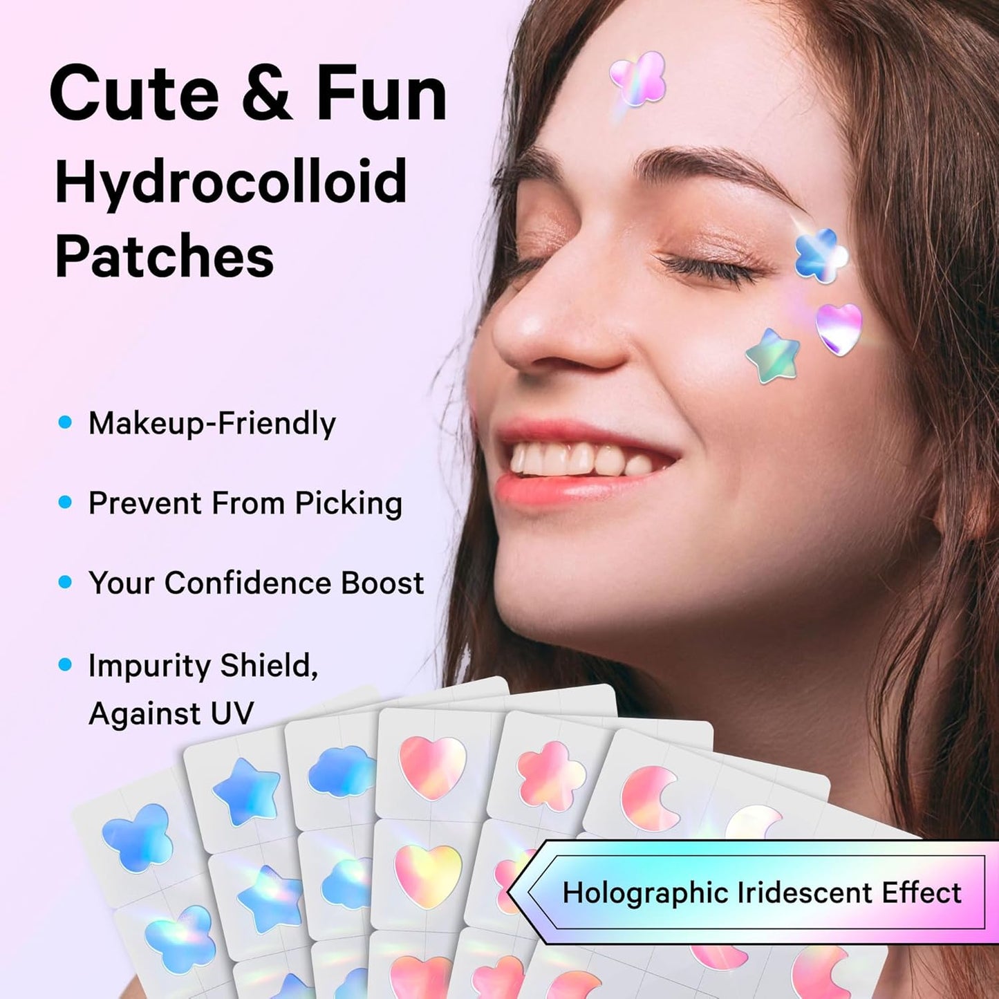 Sosky Pimple Patches for Face, Invisible Hydrocolloid Acne Patches, HSA Store Eligible Items, Zit Sticker for Face and Skin, Pimple Sticker for Covering Zits, Blemishes with Salicylic Acid 48 Count