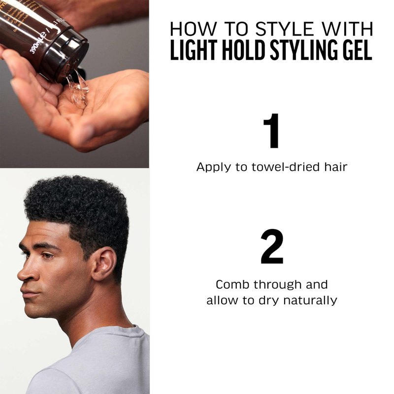 AMERICAN CREW Men's Hair Styling Duo - Texture Lotion with Light Hold & Low Shine (8.4 Fl Oz), and Non-Flaking Gel (13.1 Fl Oz)